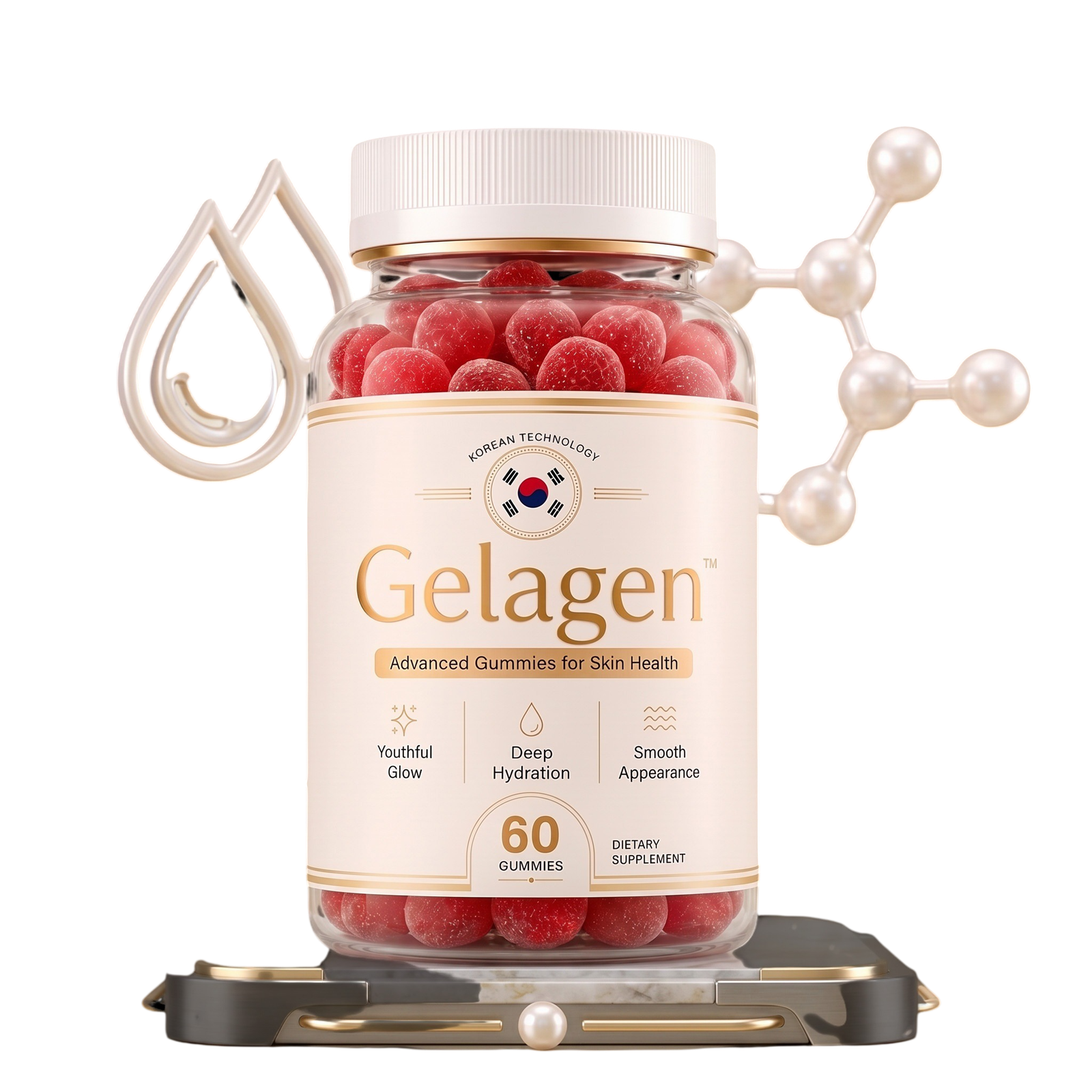 Gelagen Skin Gummies bottle
